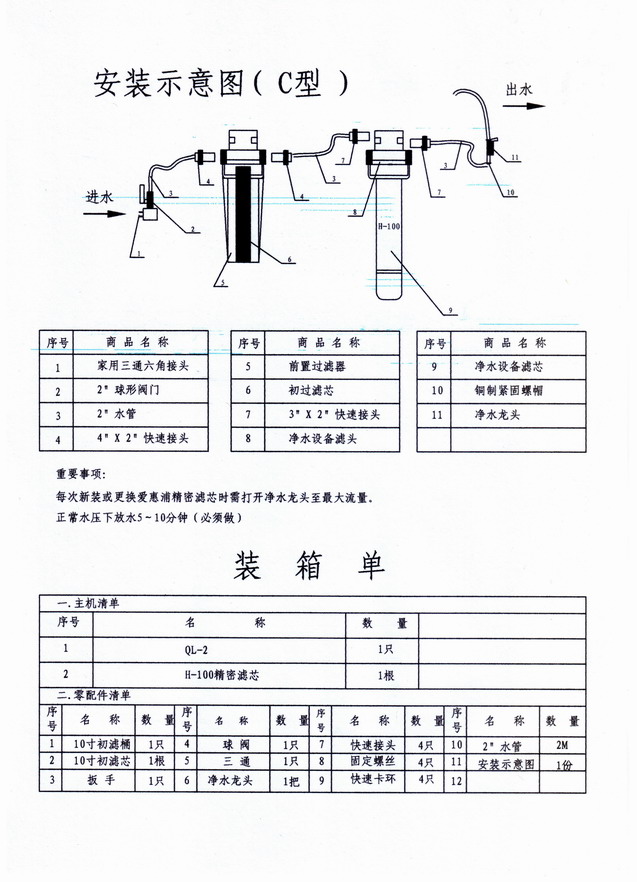 爱惠浦安装图 净水机